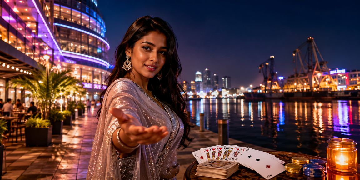 রামি কার্ড গেমে রাতের বাজারের চমৎকার পরিবেশ